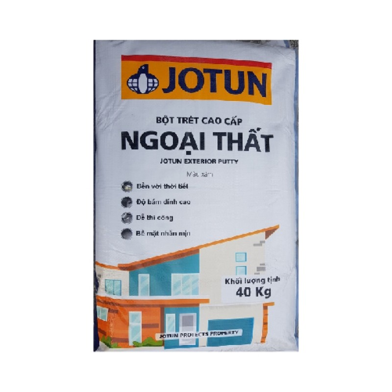 Bao bot tret cao cap Jotun Exterior Putty 40kg chinh hang