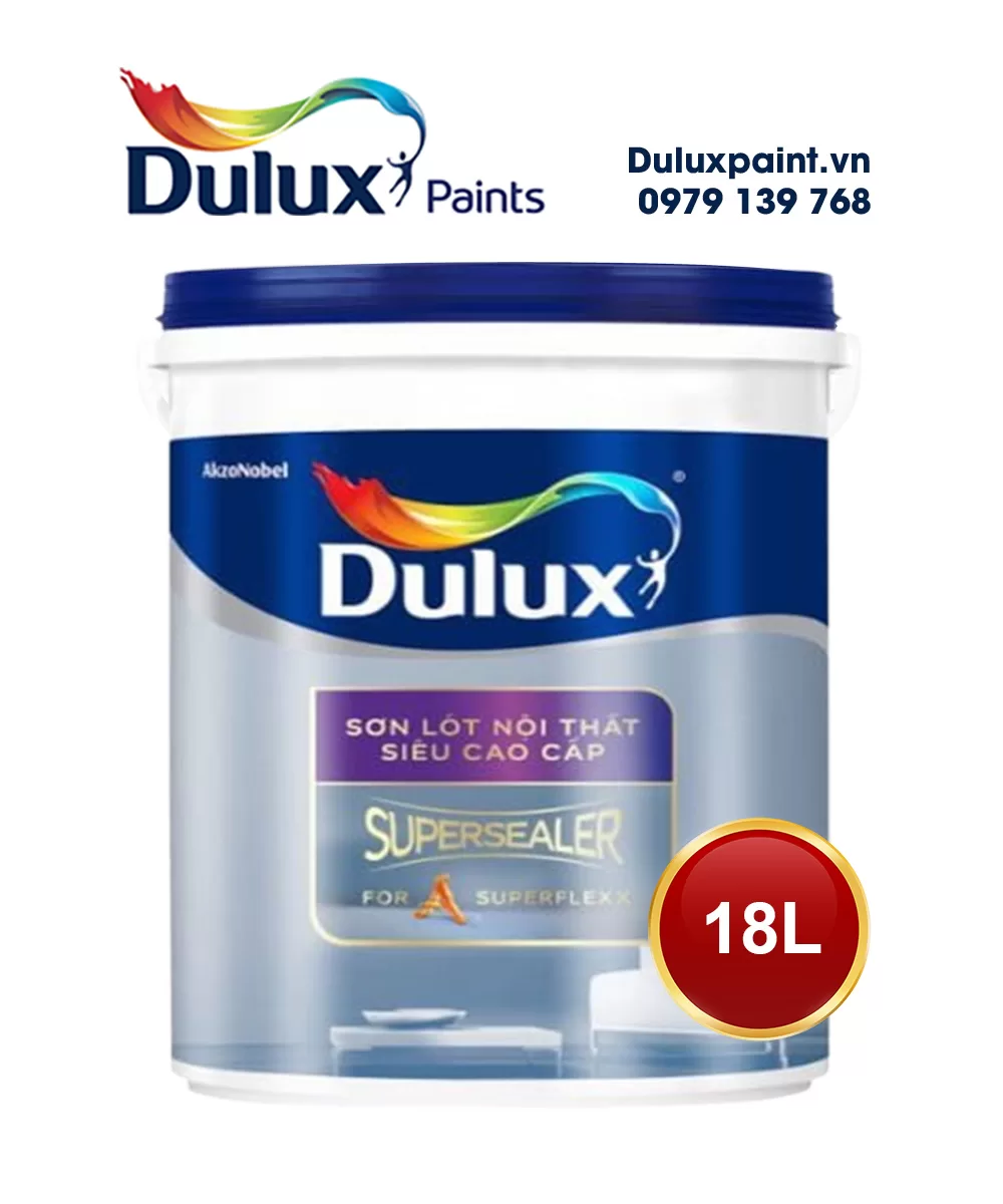 Thùng sơn lót nội thất Dulux Supersealer 18L chính hãng