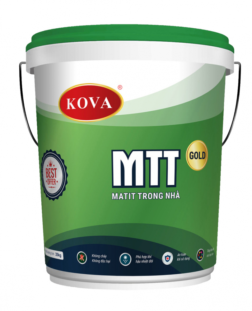 Sơn Kova MTT-GOLD Matit trong nhà chính hãng VTHome